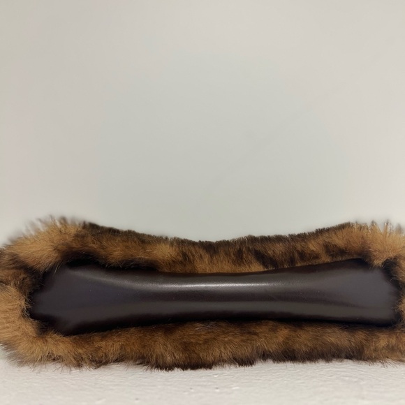 Steve Madden Brown Faux Fur tiny purse π - Picture 4 of 5